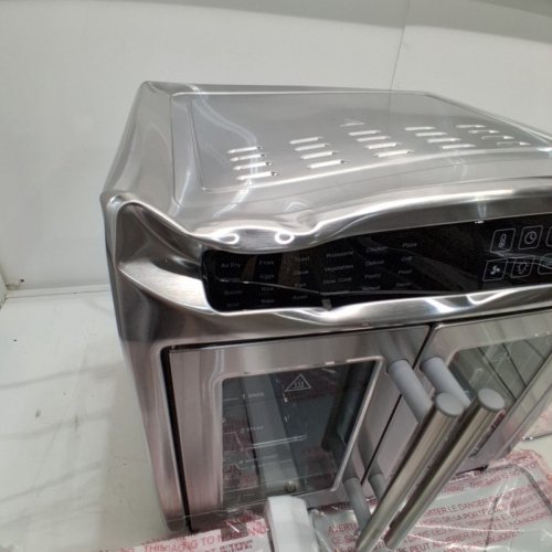 EMERIL LAGASSE STAINLESS STEEL EXTRA LARGE AIR FRYER CONVECTION TOASTER OVEN WITH FRENCH DOORS - 26QT - SILVER (MODEL: FAFO-001) image 5