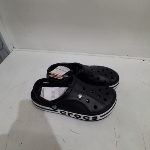 CROCS BAYABAND CLOG - MENS 9/WOMENS 11 - BLACK/WHITE image 3