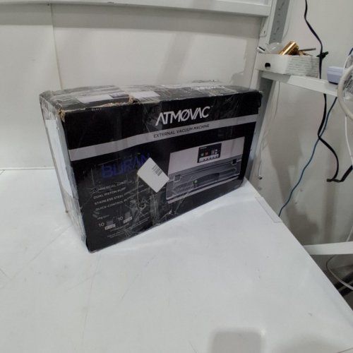 ATMOVAC VACUUM SEALER - 16" SEAL BAR, 550W, 110-120 V - SILVER (MODEL: BURAN) image 6