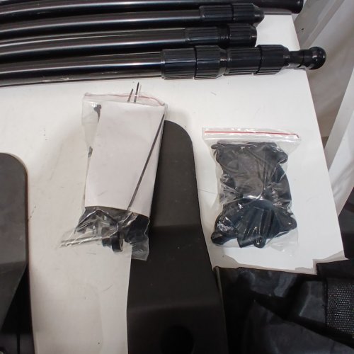 EMART ADJUSTABLE PHOTO BACKDROP STAND KIT - 10FT X 7FT - BLACK image 3