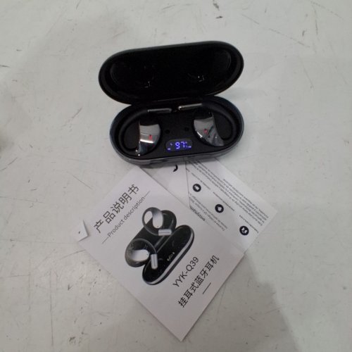 ADYOOM AI LANGUAGE TRANSLATION WIRELESS BLUETOOTH EARBUDS - ON EAR HEADPHONES - BLACK (MODEL: YYK-Q39) image 4