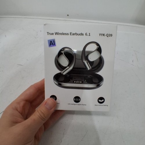 ADYOOM AI LANGUAGE TRANSLATION WIRELESS BLUETOOTH EARBUDS - ON EAR HEADPHONES - BLACK (MODEL: YYK-Q39) image 6