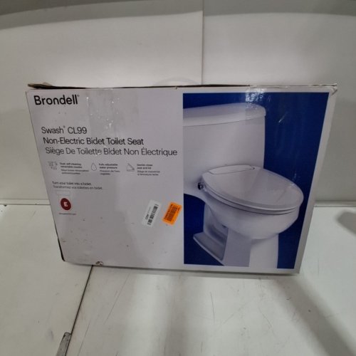 BRONDELL SWASH CL99 ELONGATED NON-ELECTRIC BIDET TOILET SEAT - 18" - WHITE (MODEL: CL990416) image 6