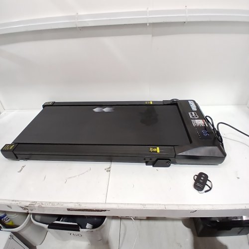 SUPERUN WALKING PAD TREADMILL WITH INCLINE - 3.8MPH - 2.5HP - 300LBS CAP - BLACK (MODEL: BA16-B) image 2