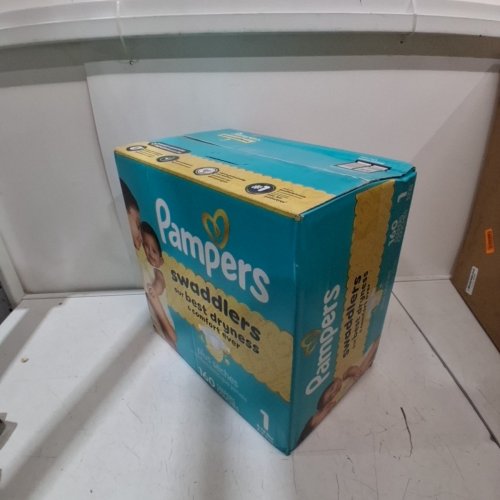 160PK PAMPERS SWADDLERS DIAPERS - SIZE 1 - 8-14LB image 4