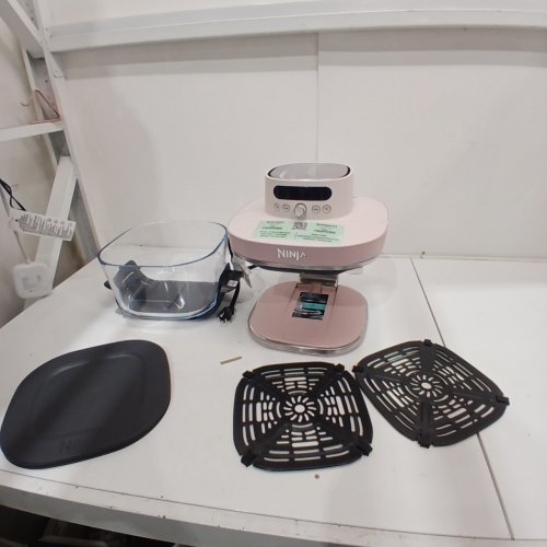 NINJA CRISPI PRO 6-IN-1 GLASS AIR FRYER COOKING SYSTEM - 2.5QT/6QT - ROSE QUARTZ (MODEL: AS101CRS) image 3