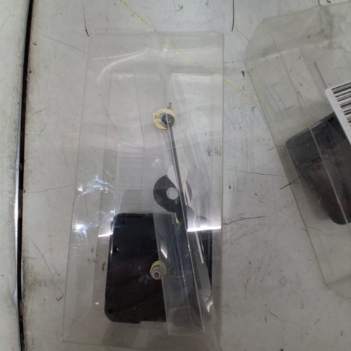 2 WALL-CLOCK MOVEMENT MECHANISMS WITH HANDS - BATTERY OPERATED REPAIR PARTS FOR SMALL CLOCKS image 3