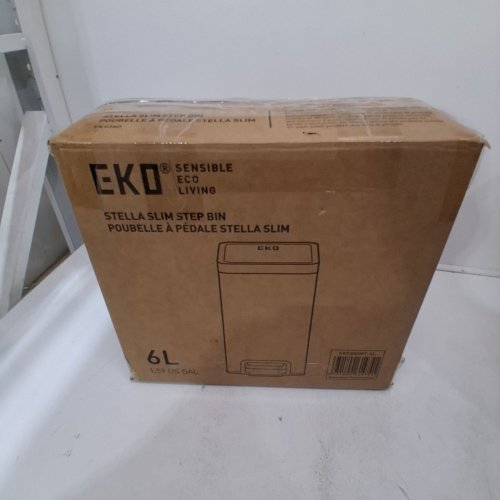 EKO STELLA SLIM STEP TRASH BIN - 6L - STAINLESS STEEL (MODEL: EK9380MT-6L) image 4
