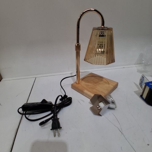 SINGRING CANDLE WARMER LAMP WITH ADJUSTABLE LIGHT -10" -13" - CHAMPAGNE GOLD image 3