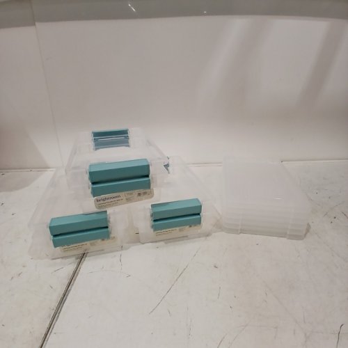 6PK BRIGHTROOM LATCHING STORAGE BIN WITH LID - 1.9 QT - TEAL image 3