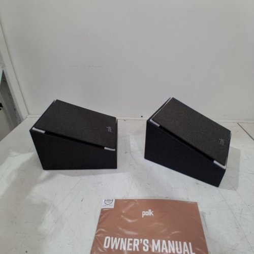 2PK POLK MONITOR XT90 HI-RES HEIGHT SPEAKER PAIR FOR 3D SOUND EFFECT WITH 4" DYNAMICALLY BALANCED WOOFER - DOLBY ATMOS-CERTIFIED, DTS:X AND DTS VIRTUAL:X COMPATIBLE - MIDNIGHT BLACK (MODEL: XT90) image 4