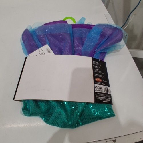 2PC GIRL'S GOODMARK MISS MERMAID COSTUME SET - 2T - PURPLE/TURQUOISE image 4