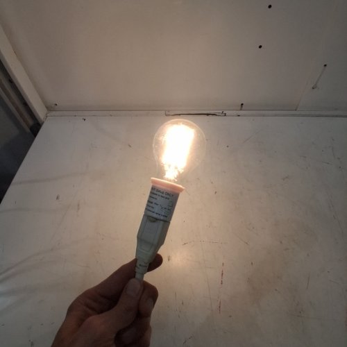 4PK LVWIT DIMMABLE EDISON G45 FILAMENT LED GLOBE BULB - 4.5W (60W EQUIVALENT), 500LM, 2700K - WARM WHITE image 2