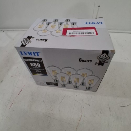 4PK LVWIT DIMMABLE EDISON G45 FILAMENT LED GLOBE BULB - 4.5W (60W EQUIVALENT), 500LM, 2700K - WARM WHITE image 5