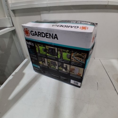 GARDENA ROLL-UP WALL MOUNTED RETRACTABLE HOSE REEL WITH AUTO SPRING - 50FT - GREY image 5