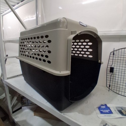 PETMATE VARI PETS LARGE KENNEL - 70LBS TO 90LBS - 40" - BLEACHED LINEN (MODEL: 533513) image 2
