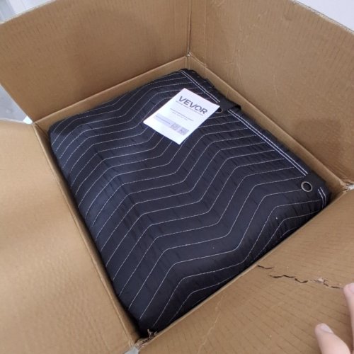 GROMMETED SOUND DAMPENING BLANKET - 96"X 80" - BLACK (MODEL: YB066) image 2