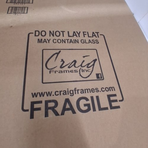 CRAIG FRAMES PICTURE FRAME WITH WOOD GRAIN FINISH - 13" X 26" - BLACK (MODEL: 7171610BK) image 2