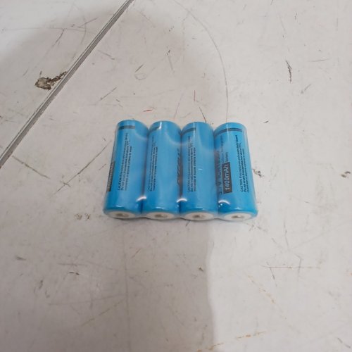4PC RECHARGEABLE BATTERIES - 18500, 1400 MAH - BLUE image 2