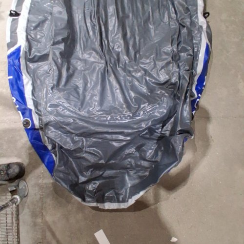 INTEX EXCURSION 4 INFLATABLE BOAT WITH HIGH OUTPUT AIR PUMP & OARS - 4-PERSON - GREY/BLUE image 7