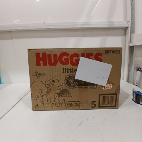 132PK HUGGIES LITTLE MOVERS DIAPERS - SIZE 5 (27+LBS) - DISNEY BABY LION KING (MODEL: 56316) image 2