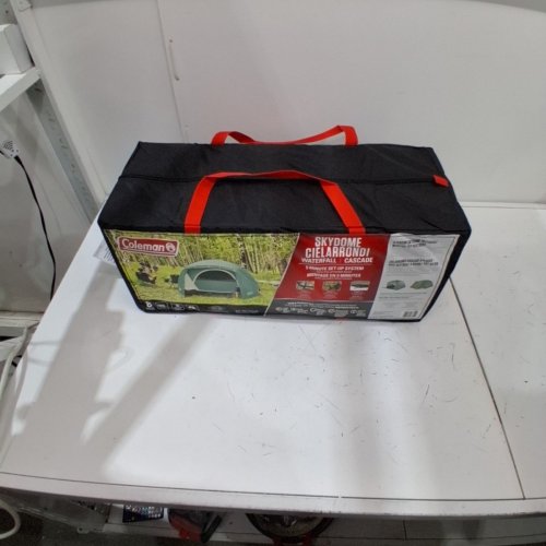 COLEMAN SKYDOME WATERFALL 8-PERSON FULL-FLY VESTIBULE TENT - GREEN (MODEL: 2219058) image 2