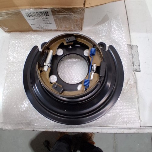 REAR DRIVER SIDE BRAKE BACKING PLATE FOR SELECT DODGE RAM MODELS - BLACK (MODEL: 184248) image 4