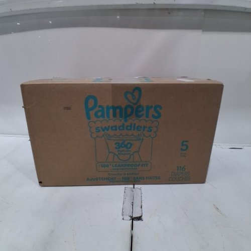 116PK PAMPERS SWADDLERS 360 PULL ON DISPOSABLE DIAPERS - SIZE 5 image 3