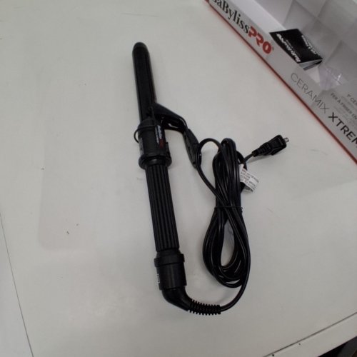 BABYLISSPRO CERAMIC CURLING IRON WITH SPRING HANDLE - 1" - BLACK (MODEL: BABC100SNC) image 4
