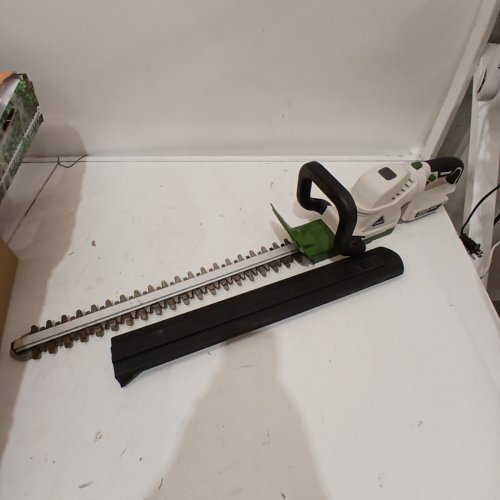 (TOOL ONLY) THAGBRCO HEDGE TRIMMER COMPATIBLE FOR DEWALT BATTERYS - 22" 1600 RPM 20 V - WHITE/GREEN image 3