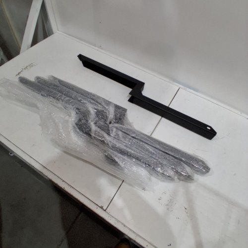 4PK FENCE POST REPAIR KIT STEEL ANCHORS WITH STAKES - 3.5" X 24" X 4" - BLACK (MODEL: ‎WGB-3.7-24-4) image 2