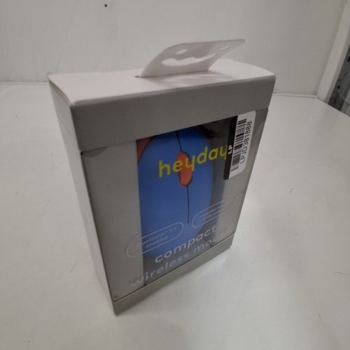 HEYDAY COMPACT WIRELESS MOUSE WITH BLUETOOTH AND USB RECEIVER - BRIGHT BLUE/ORANGE image 2
