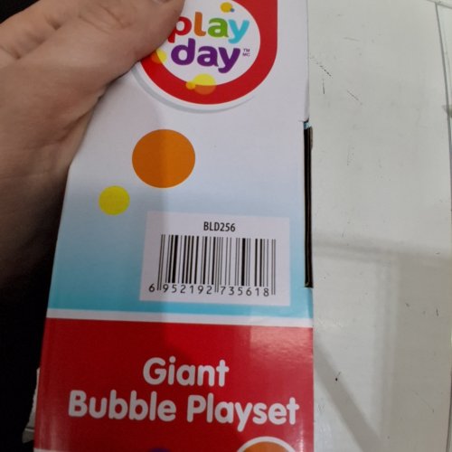 PLAY DAY GIANT BUBBLE PLAYSET - 48 ML BUBBLE SOLUTION (MODEL: BLD256) image 2