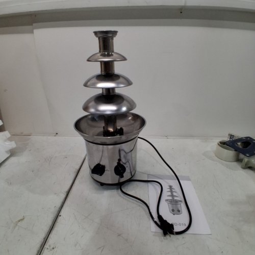 UNBRANDED CHOCOLATE FOUNTAIN - 4-TIERS HOLDS UP TO 4LBS - STAINLESS STEEL (MODEL: BD-019) image 3