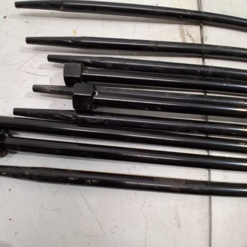 10PK NO DIG OUTDOOR GARDEN FENCE FOR YARD - 24" - BLACK image 3