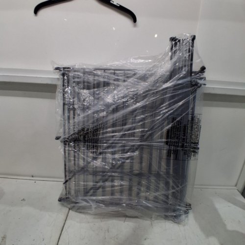 10PK NO DIG OUTDOOR GARDEN FENCE FOR YARD - 24" - BLACK image 4