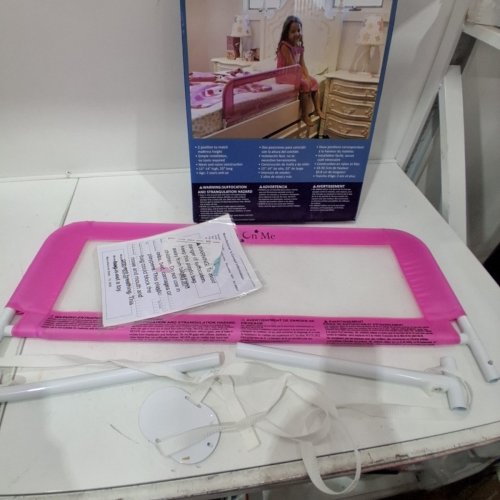 DREAM ON ME (DOM) LIGHTWEIGHT DELUXE SECURITY BED RAIL - 33" X 15" X 14" - PINK (MODEL: 419) image 2