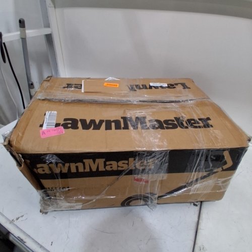 LAWNMASTER PUSH REEL LAWN MOWER - 14" - BLACK/ORANGE (MODEL: LMRM1401) image 4