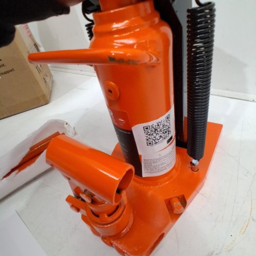 HYDRAULIC TOE MACHINE JACK - 5 TON LIFT CAPACITY - ORANGE (MODEL: 107A-0025-00-00) image 4