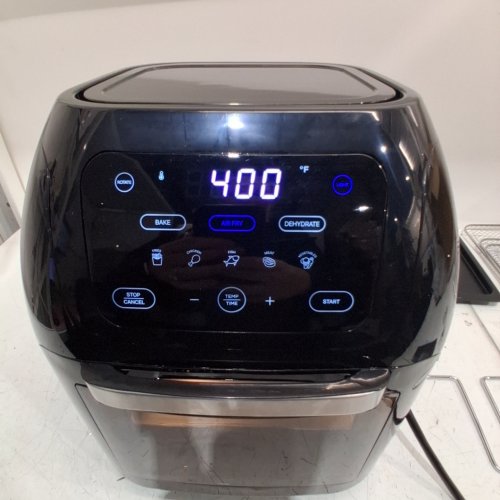 CHEFMAN MULTI-FUNCTIONAL AIR FRYER OVEN WITH TOUCH SCREEN CONTROLS - 10QT - BLACK (MODEL: RJ38-10-RDO-V2-AM) image 2