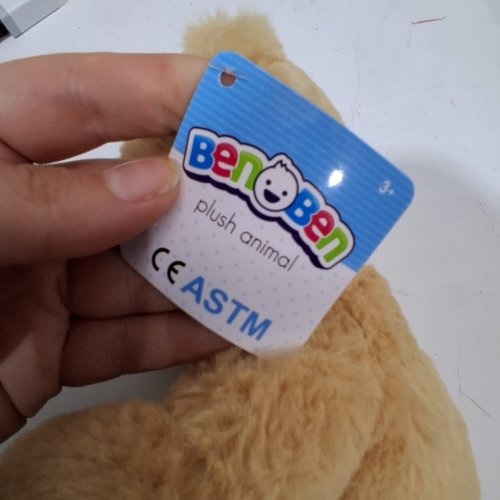BENBEN PLUSH TEDDY BEAR - TAN (STYLE: 13X-4198-L) image 5