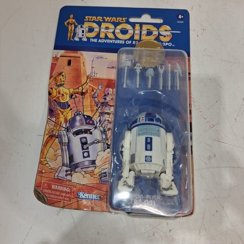 KENNER STAR WARS DROIDS THE BLACK SERIES ARTOO-DETOO (R2-D2) ACTION FIGURE - WHITE AND BLUE image 3