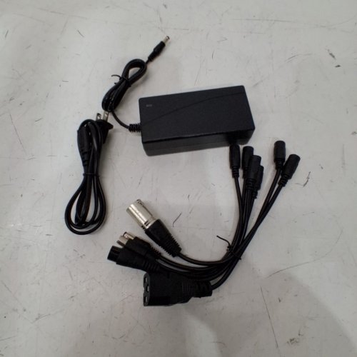 ELECTRIC SCOOTER CHARGER WITH UNIVERSAL 7 PLUGS - 42V - BLACK (MODEL: BY-084/420/002) image 2