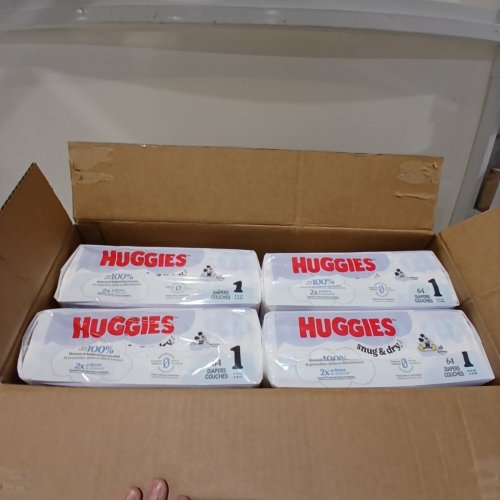 256PK HUGGIES SNUG & DRY BABY DIAPERS - SIZE 1 image 2