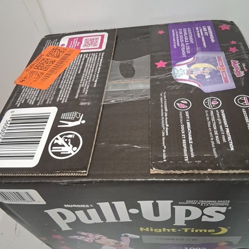 GIRLS PULL-UPS NIGHT-TIME POTTY TRAINING PANTS - SIZE 5T-6T - PURPLE/WHITE image 3