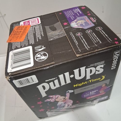 GIRLS PULL-UPS NIGHT-TIME POTTY TRAINING PANTS - SIZE 5T-6T - PURPLE/WHITE image 4