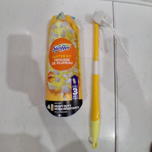 SWIFFER 360 HEAVY DUTY DUSTER STARTER KIT - 3FT - YELLOW image 2