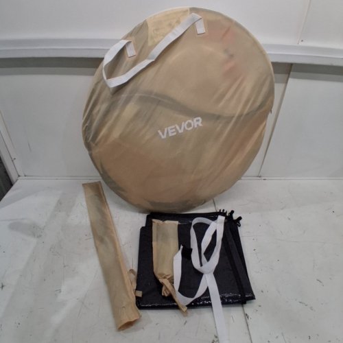 POP UP SPORTS WATERPROOF OUTDOOR POD BUBBLE TENT - 50" X 50" X 66.9" - TRANSPARENT/BEIGE (MODEL: 121082) image 2