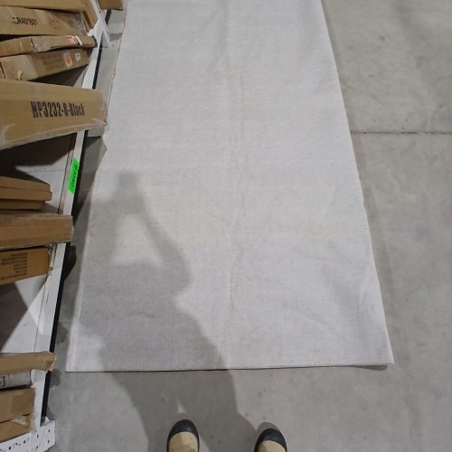 GARVEE WASHABLE CHECKERED AREA RUG - 8FT X 10FT - CAMEL - (MODEL: PHK_36YACR4X) image 3