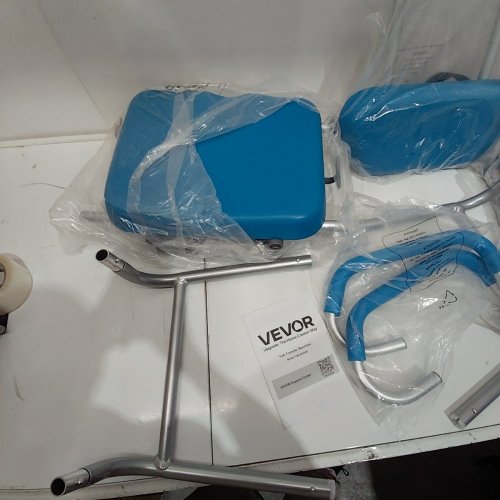 SLIDING TUB TRANSFER BENCH WITH SWIVEL SEAT SHOWER CHAIR - 330LBS - SILVER/BLUE - (MODEL: FBL650328) image 4
